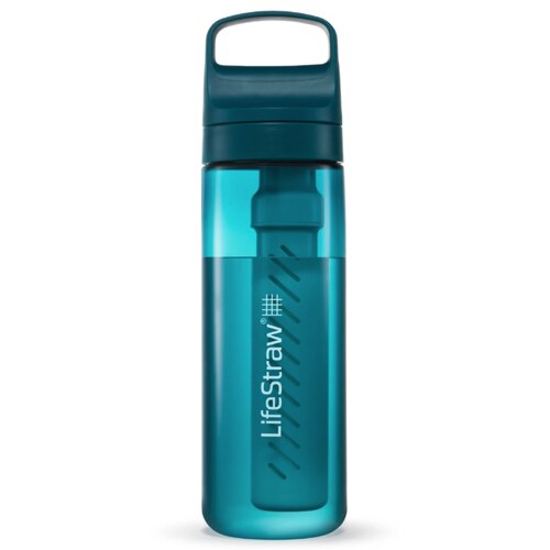 LifeStraw Go 2.0 - 650ml Water Filter Bottle - Laguna Teal