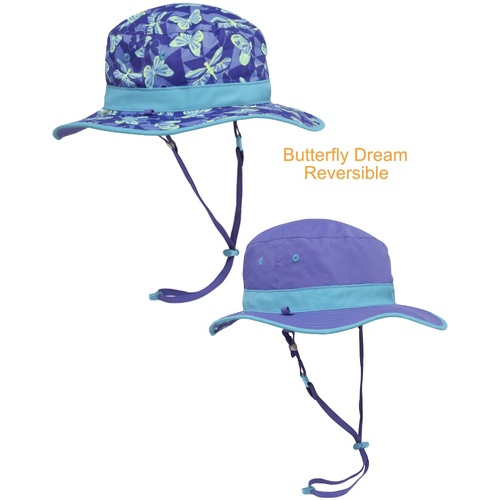 Sunday Afternoons Kids Clear Creek Boonie Reversible Hat - Butterfly Dream (Child 2 - 5 Years)