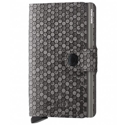 Secrid Miniwallet Compact Wallet - Hexagon Grey