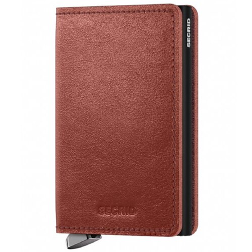 Secrid Premium Slimwallet Compact RFID Wallet - Basco Brown