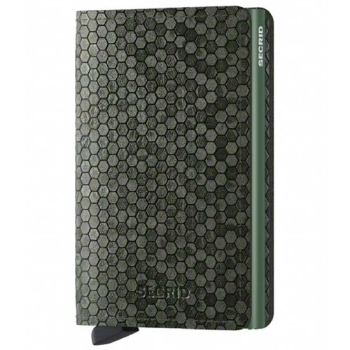 Secrid Slimwallet Compact Wallet - Hexagon Green