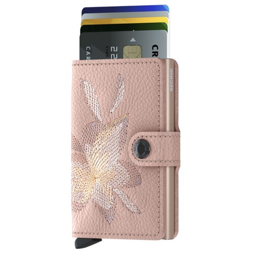 Secrid Miniwallet Compact Wallet - Magnolia Rose Stitch