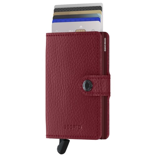 Secrid Miniwallet Compact Wallet - Veg Tanned - Rosso Bordeaux