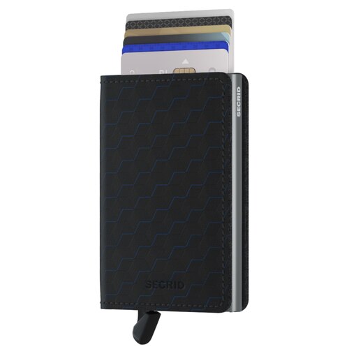 Secrid Slimwallet Compact Travel Wallet - Optical - Black Titanium