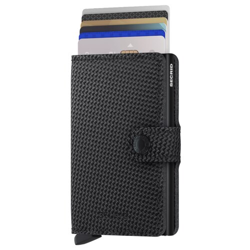 Secrid Miniwallet Carbon - Compact Wallet  - Black