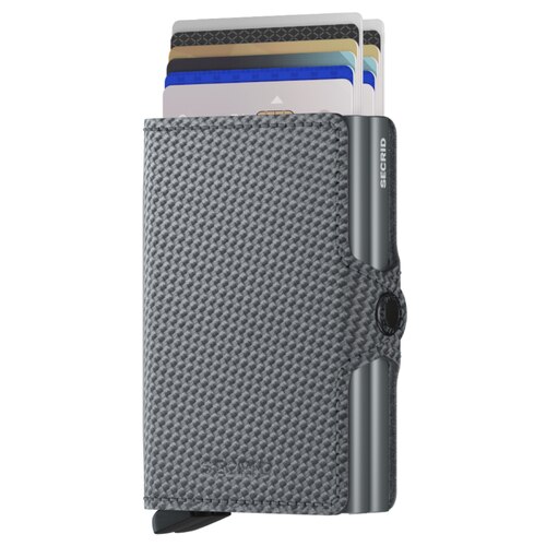 Secrid Twinwallet Compact Wallet - Carbon - Cool Grey