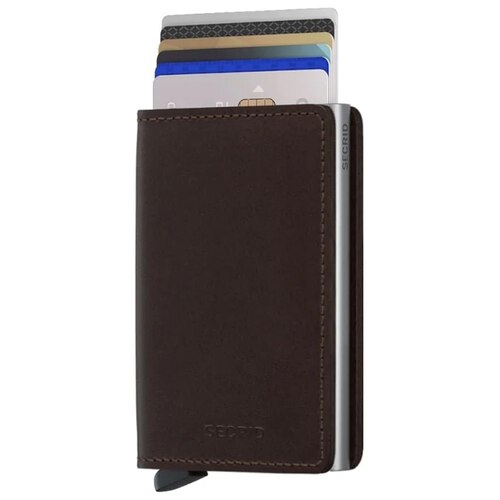 Secrid Slimwallet Original Compact Wallet - Dark Brown