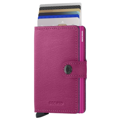 Secrid Miniwallet - Compact Wallet - Fuchsia Crisple