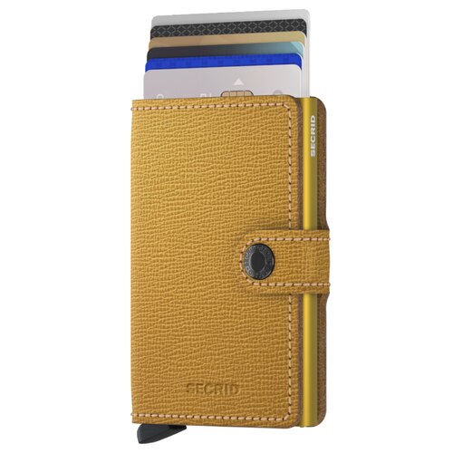 Secrid Miniwallet Crisple - Compact Wallet - Ochre