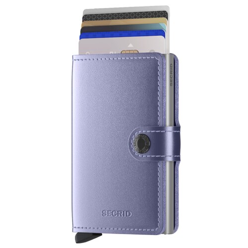 Secrid Miniwallet Metallic - Compact Wallet - Lila