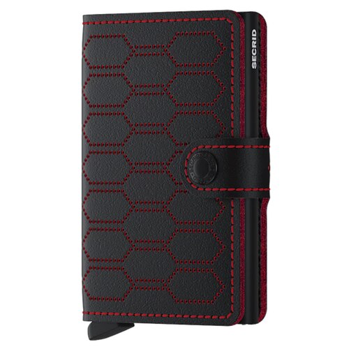 Secrid Miniwallet Fuel - Compact Wallet  - Black / Red