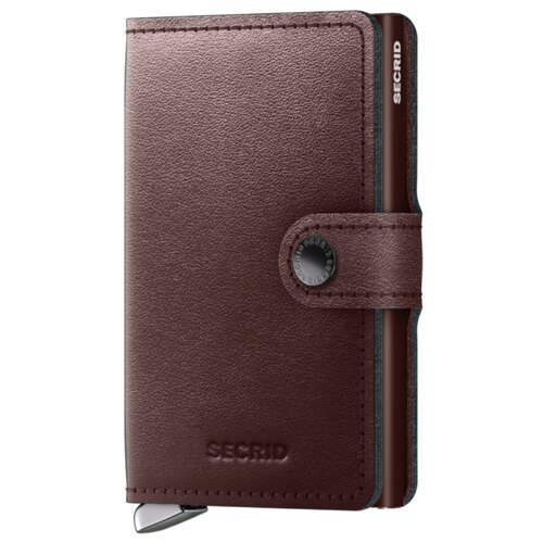 Secrid Premium Miniwallet Compact RFID Wallet - Dusk Dark Brown