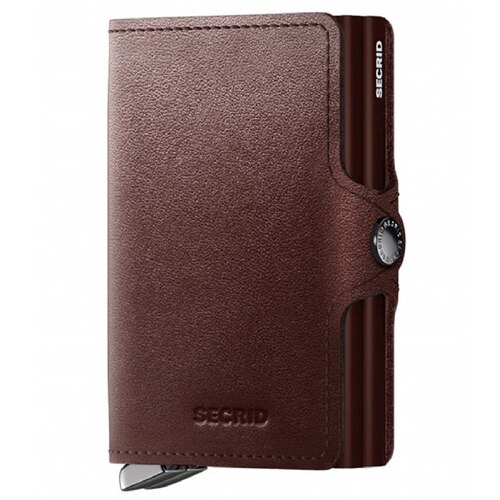 Secrid Premium Twinwallet Compact RFID Wallet - Dusk Dark Brown