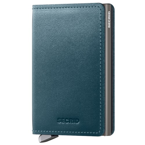 Secrid Premium Slimwallet Compact RFID Wallet - Dusk Teal