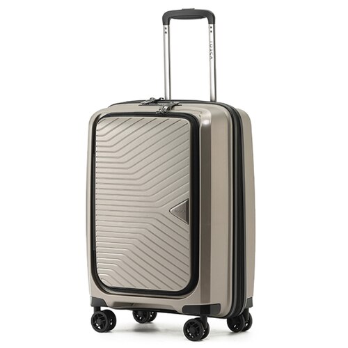 Tosca Space-X 55 cm 4-Wheel Carry On Suitcase - Champagne