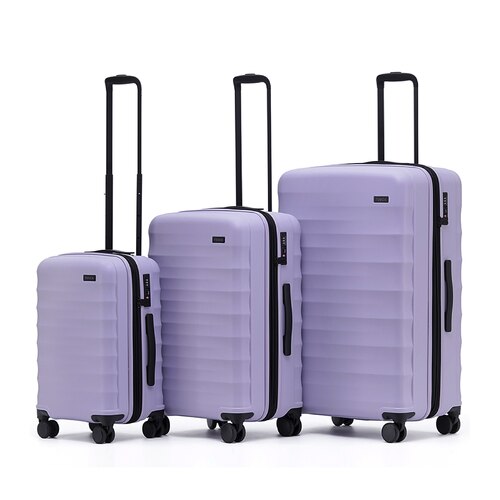 Tosca Interstellar 2.0 - 4-Wheel Expandable Suitcase Set of 3 - Lavender (Small, Medium & Large)