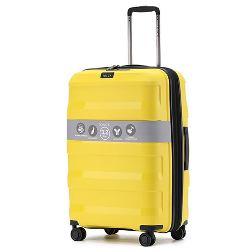 Tosca Comet 67cm Hardside Medium Case - Yellow