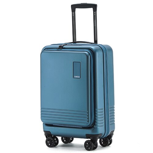 Tosca Horizon 53 cm 4-Wheel Expandable Laptop Carry On Suitcase - Blue