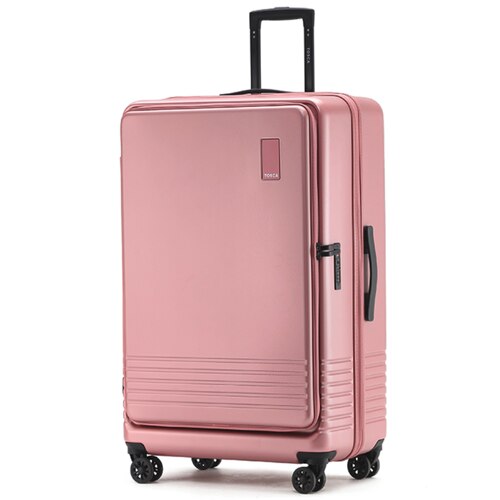 Tosca Horizon 81 cm 4-Wheel Expandable Front Opening Case - Rose