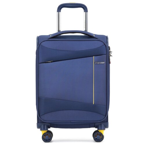 Tosca Max Lite 3.0 - 53 cm Soft Carry On Suitcase - Navy / Yellow