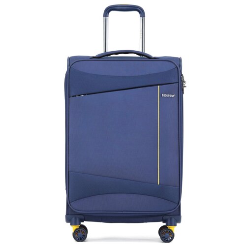 Tosca Max Lite 3.0 - 67cm 4 Wheel Soft Spinner Case - Navy / Yellow