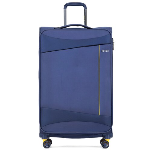 Tosca Max Lite 3.0 - 78 cm 4 Wheel Soft Spinner Case - Navy / Yellow