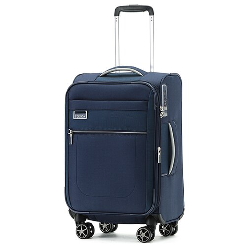 Tosca Vega 55 cm 4-Wheel Carry-on Spinner Suitcase - Navy