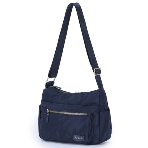 Tosca Harlow Shoulder Bag - Navy Stitch