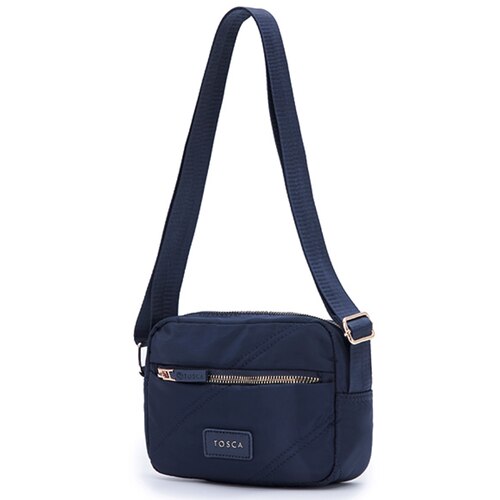 Tosca Harlow Small Shoulder Bag - Navy Stitch